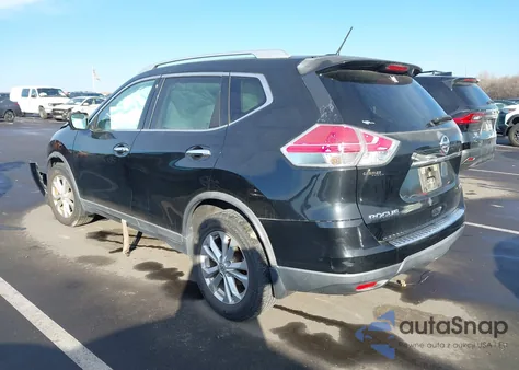 2016 Nissan Rogue Sv from USA, damaged, VIN KNMAT2MV7GP656775